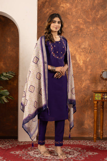 Celestia Aura Embroidered Kurta Set