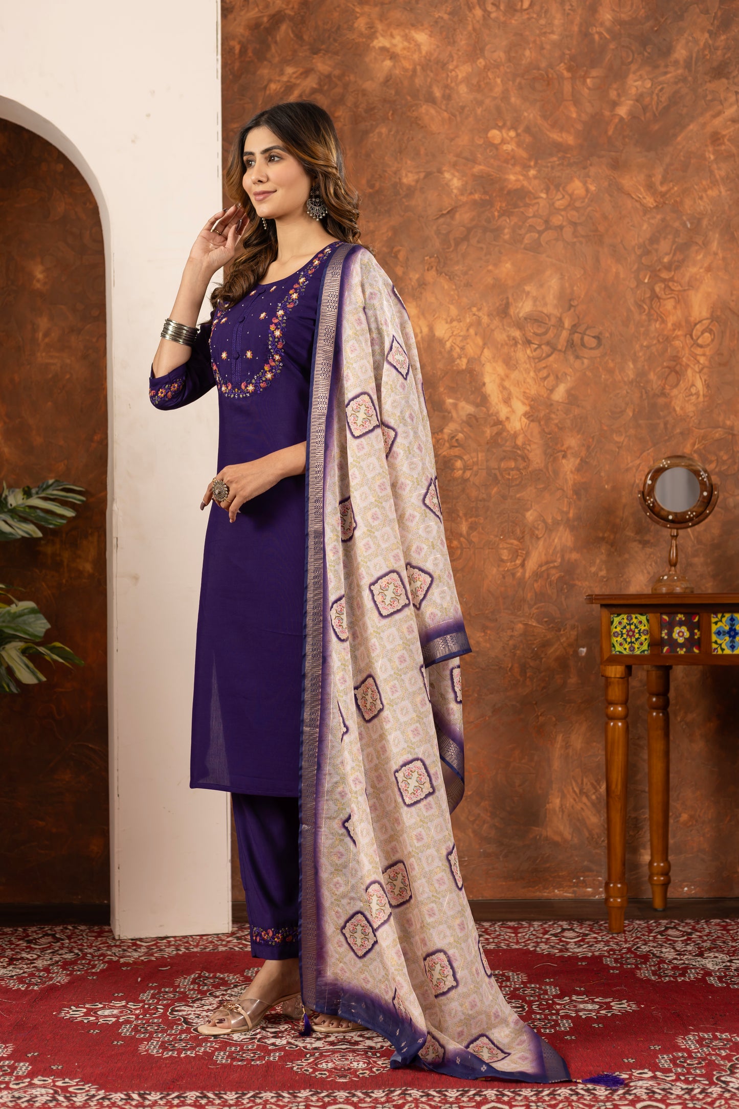 Celestia Aura Embroidered Kurta Set